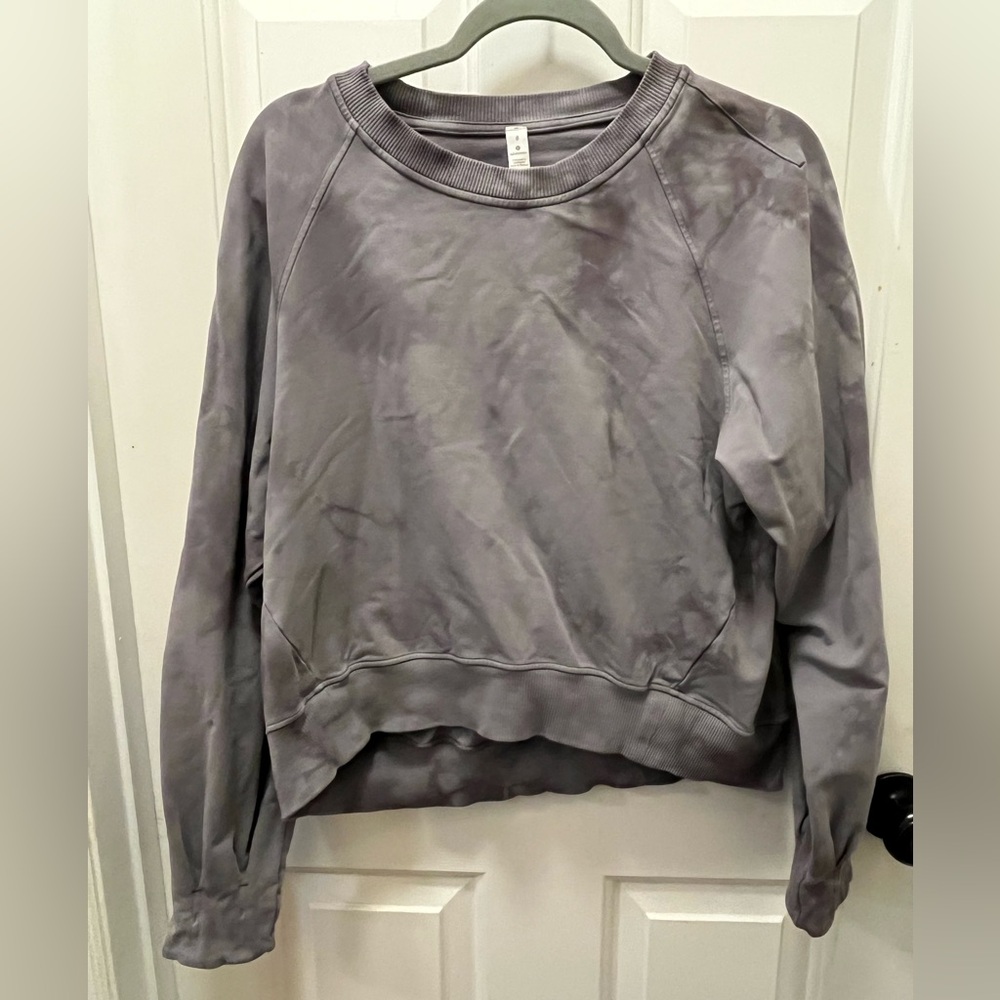 🍋 LIKE NEW Lululemon Its A Wash Long Sleeve *Shibori - Shibori Gris Magnum - 8
